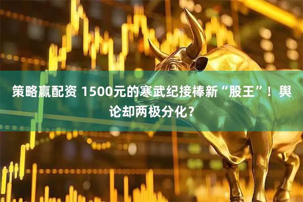 策略赢配资 1500元的寒武纪接棒新“股王”！舆论却两极分化？